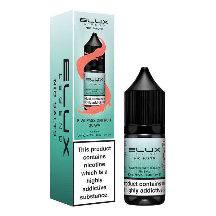 Kiwi Passionfruit Guava Nic Salt E-Liquid by Elux Legend