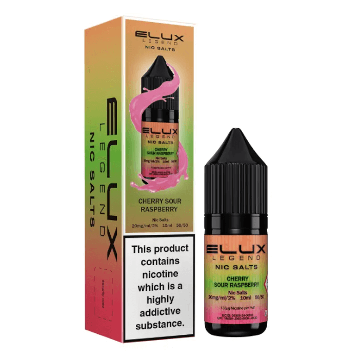 Elux Legend Cherry Sour Raspberry - 10ml Nic Salt E-Liquid