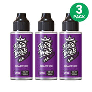 Grape Ice by Feast Treats 3 Pack - 100ml Shortfill E-Liquid