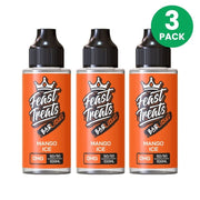 Mango Ice by Feast Treats 3 Pack - 100ml Shortfill E-Liquid