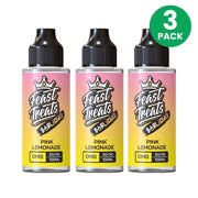 Pink Lemonade by Feast Treats 3 Pack - 100ml Shortfill E-Liquid
