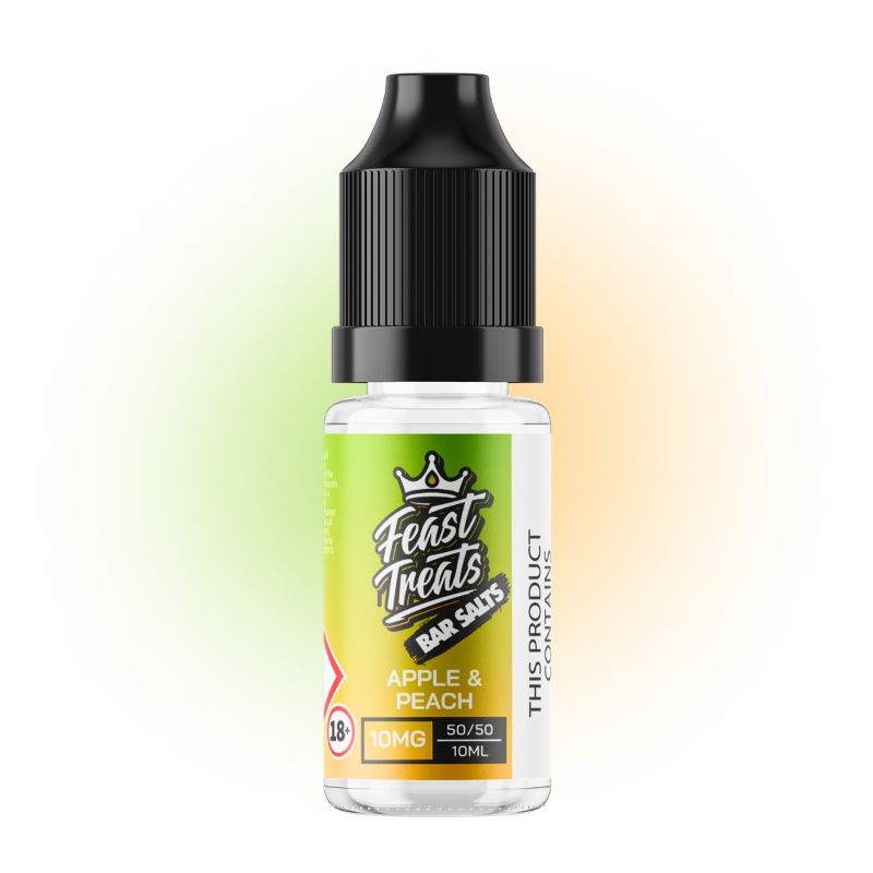 Apple & Peach Feast Treats Bar Salts 10ml Nic Salt E-Liquid