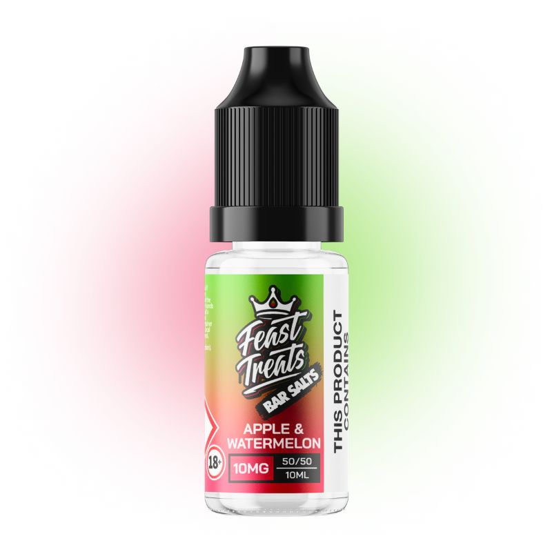 Apple & Watermelon Feast Treats Nic Salts 20 pack bulk vape juice