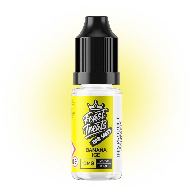 ‍Banana Ice Feast Treats Bar Salts - 10ml Nic Salt E-Liquid (100% off)