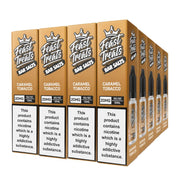 Caramel Tobacco Feast Treats nic salt 20 pack — 20 x 10ml bottles, 10mg and 20mg, bulk vape juice deal