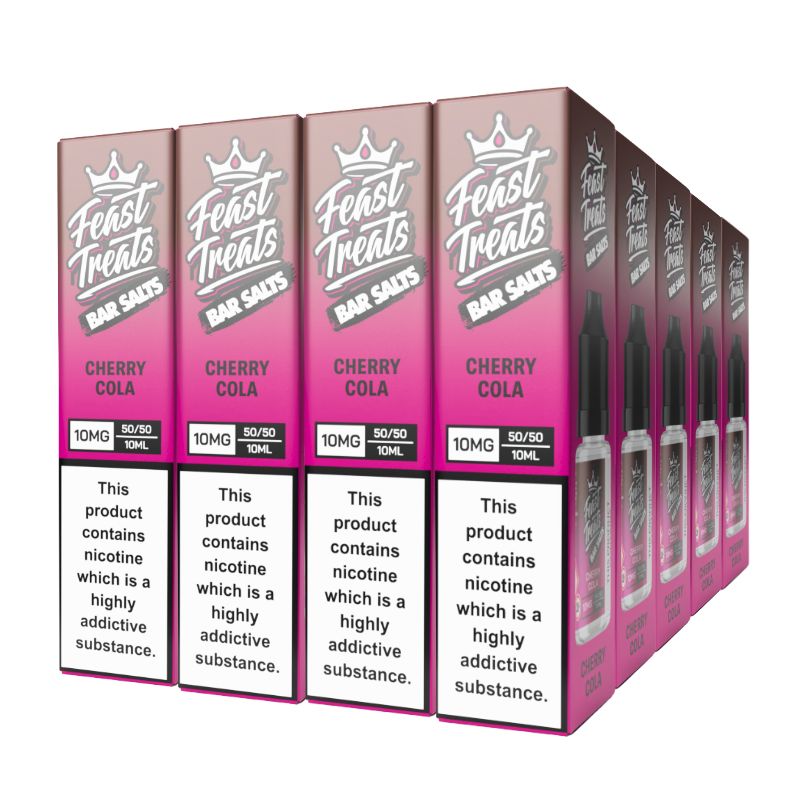 Cherry Cola Feast Treats Nic Salts – 20 Pack (20 x 10ml) Bulk Vape Juice