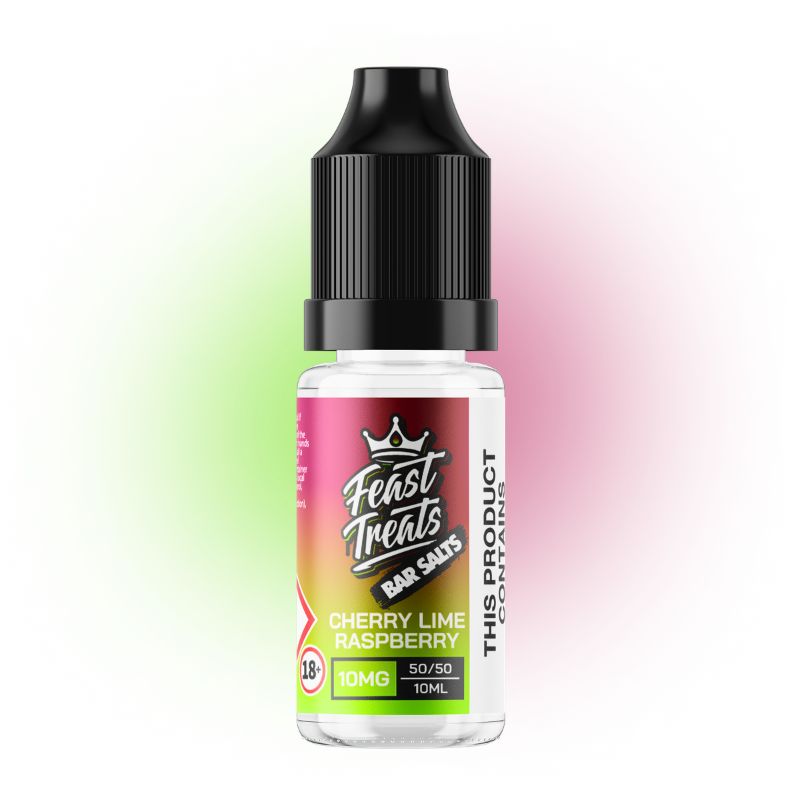 Cherry Lime Raspberry Feast Treats Nic Salts 20 pack bulk vape juice