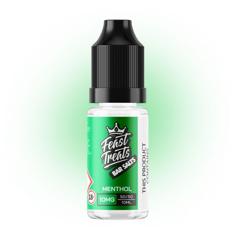 ‍Menthol Feast Treats Bar Salts - 10ml Nic Salt E-Liquid (100% off)