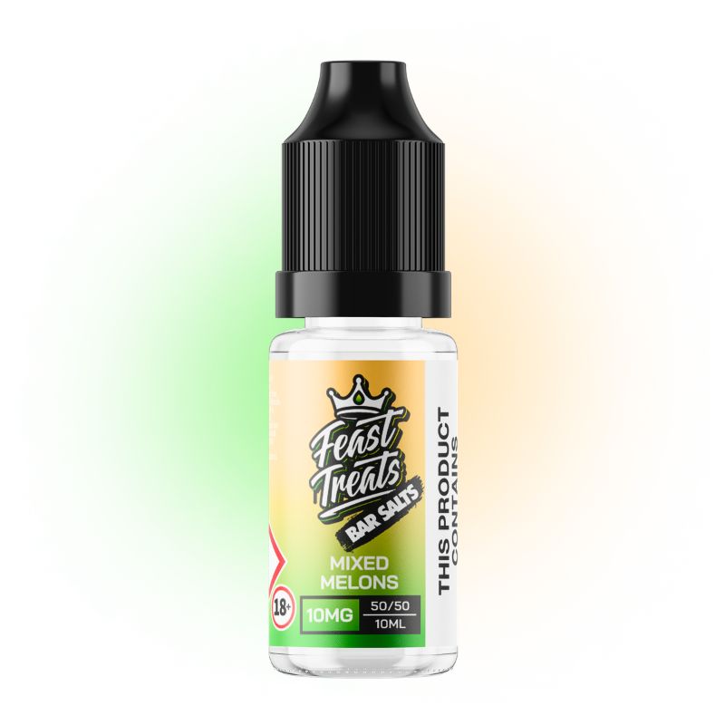 ‍Mixed Melons Feast Treats Bar Salts - 10ml Nic Salt E-Liquid (100% off)