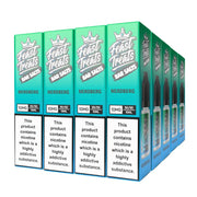 Nerdberg Feast Treats nic salt 20 pack — 20 x 10ml bottles, 10mg and 20mg, bulk vape juice deal