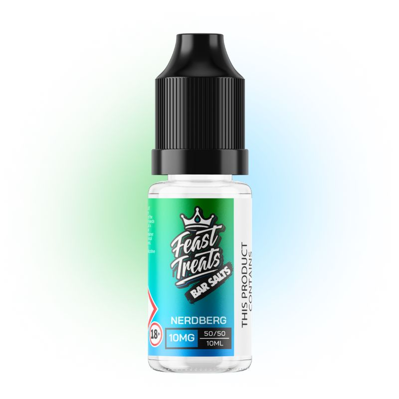 Nerdberg Feast Treats Bar Salts 10ml Nic Salt E-Liquid