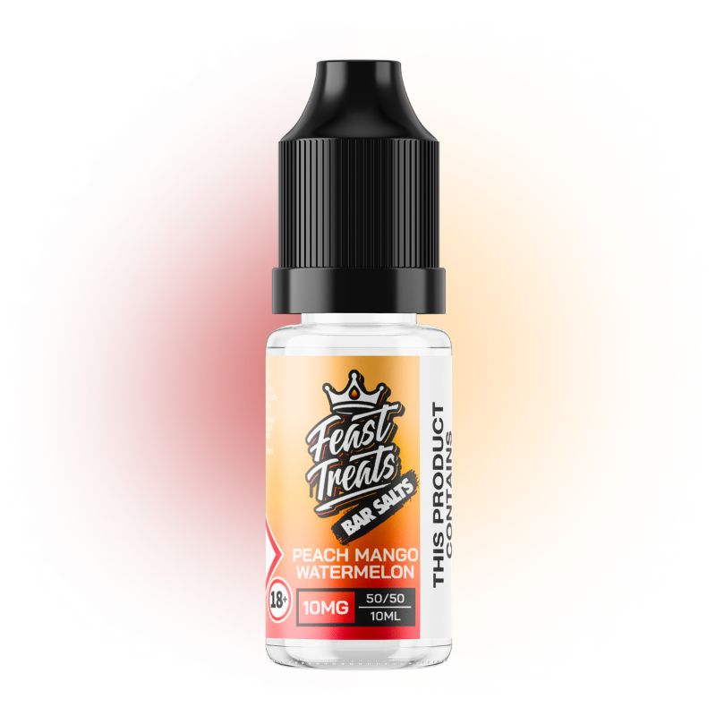 Peach Mango Watermelon Feast Treats Nic Salts 20 pack bulk vape juice