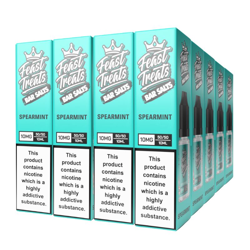 Spearmint Feast Treats Nic Salts – 20 Pack (20 x 10ml) Bulk Vape Juice