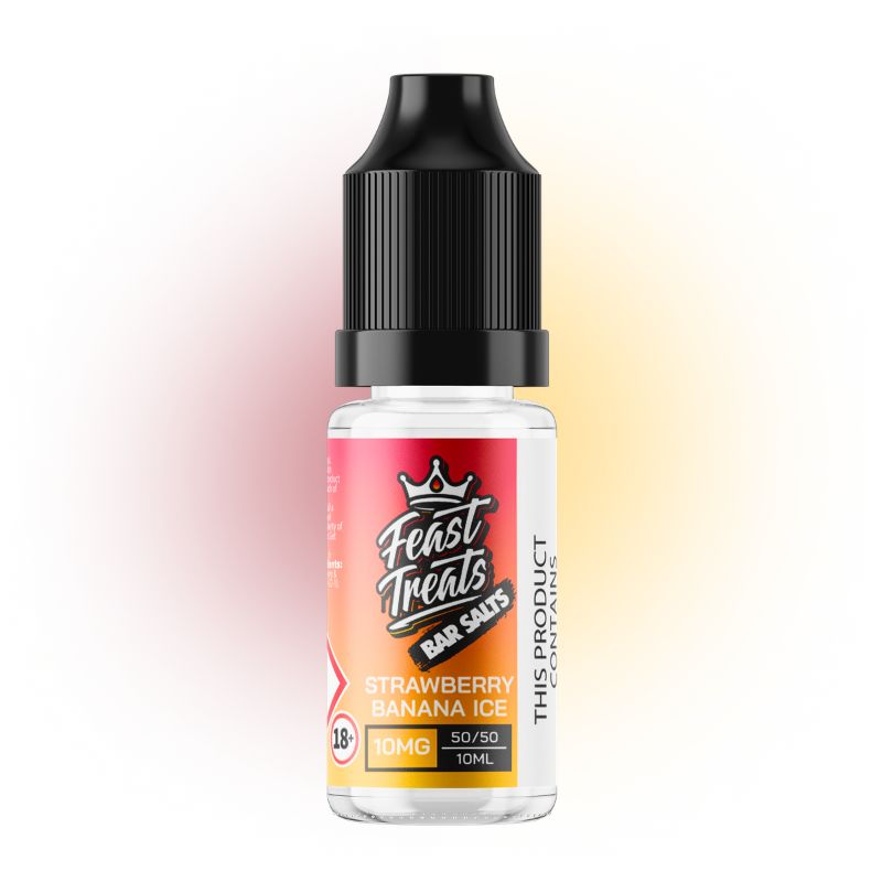 Strawberry Banana Ice Feast Treats Bar Salts 10ml Nic Salt E-Liquid
