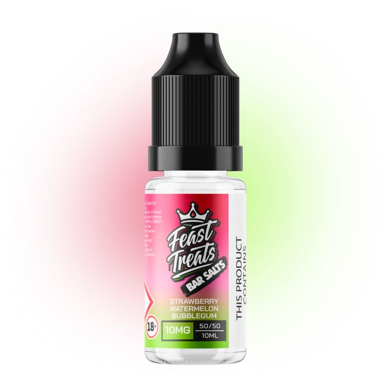 Strawberry Watermelon Bubblegum Feast Treats Bar Salts 10ml Nic Salt E-Liquid