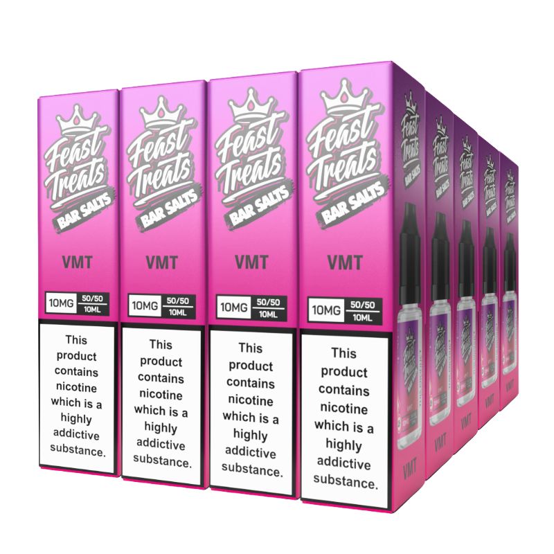 VMT Feast Treats Nic Salts – 20 Pack (20 x 10ml) Bulk Vape Juice