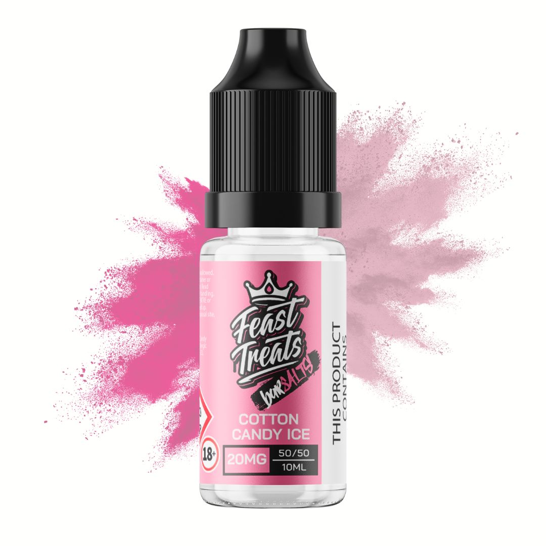 Cotton Candy Ice Feast Treats Bar Salts - 10ml Nic Salt E-Liquid