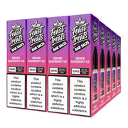 Grape Raspberry Ice Feast Treats Nic Salts – 20 Pack (20 x 10ml) Bulk Vape Juice