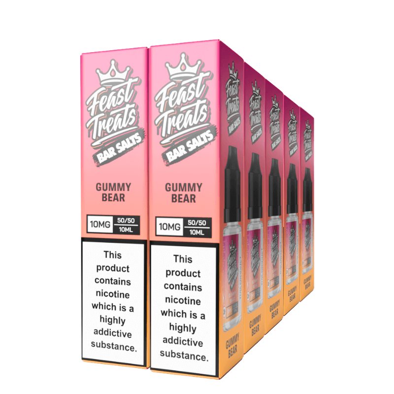 Gummy Bear Feast Treats Nic Salts – 10 x 10ml Pack