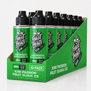 Kiwi Passionfruit Guava Ice by Feast Treats 10 Pack - 100ml Shortfill E-Liquid