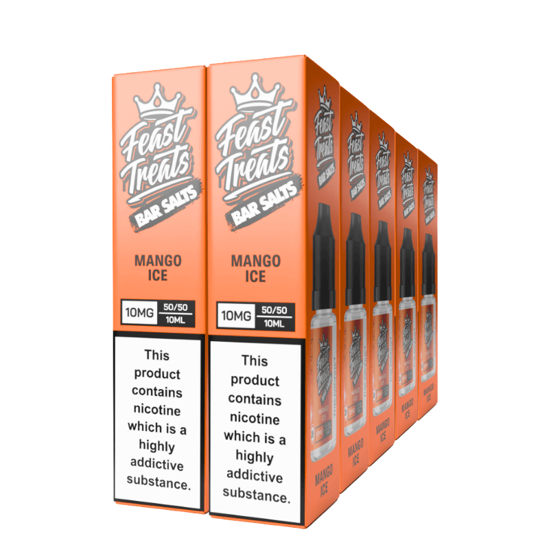 Mango Ice Feast Treats Nic Salts – 10 x 10ml Pack