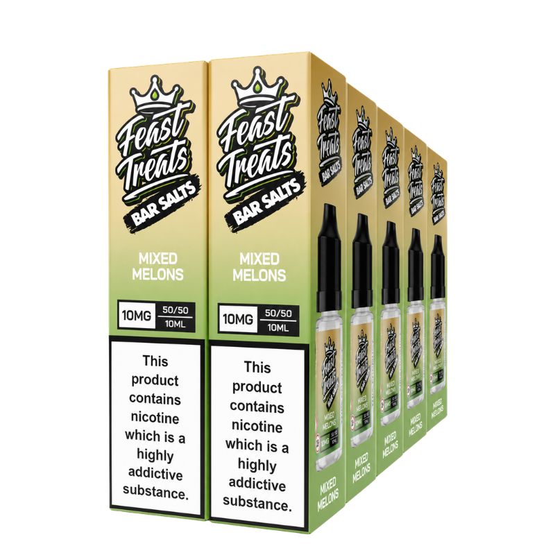 Mixed Melons Feast Treats Nic Salts – 10 x 10ml Pack