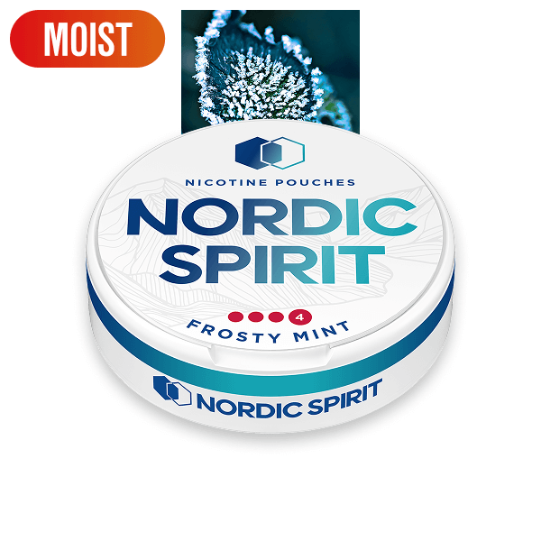 Frosty Mint Nicotine Pouches by Nordic Spirit