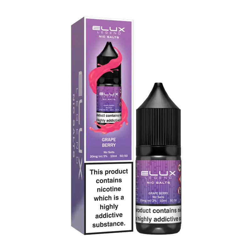 Elux Legend Grape Berry - 10ml Nic Salt E-Liquid