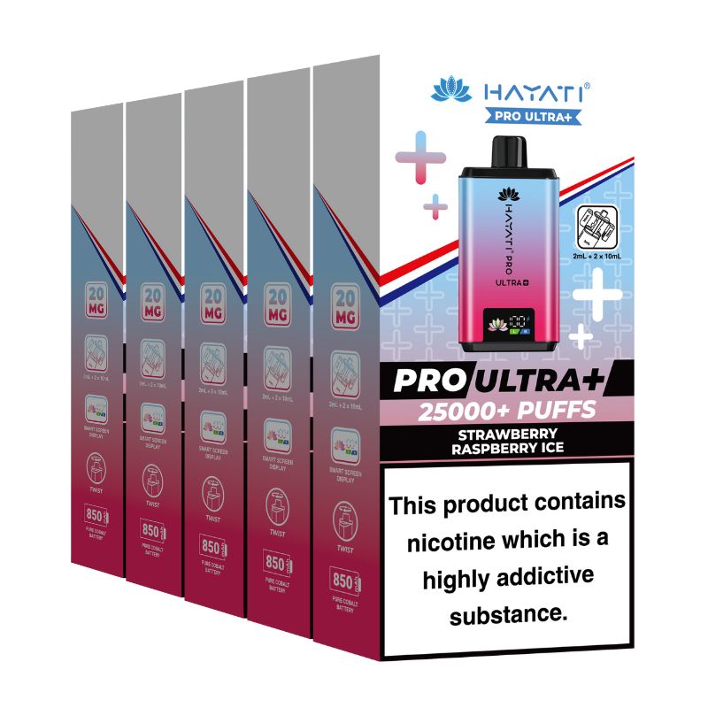 Hayati Pro Ultra Plus 25000 Pod Vape Kit 5 Pack