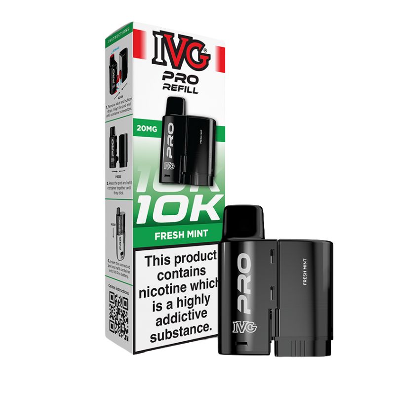 Fresh Mint IVG Pro 12 Refill Pack