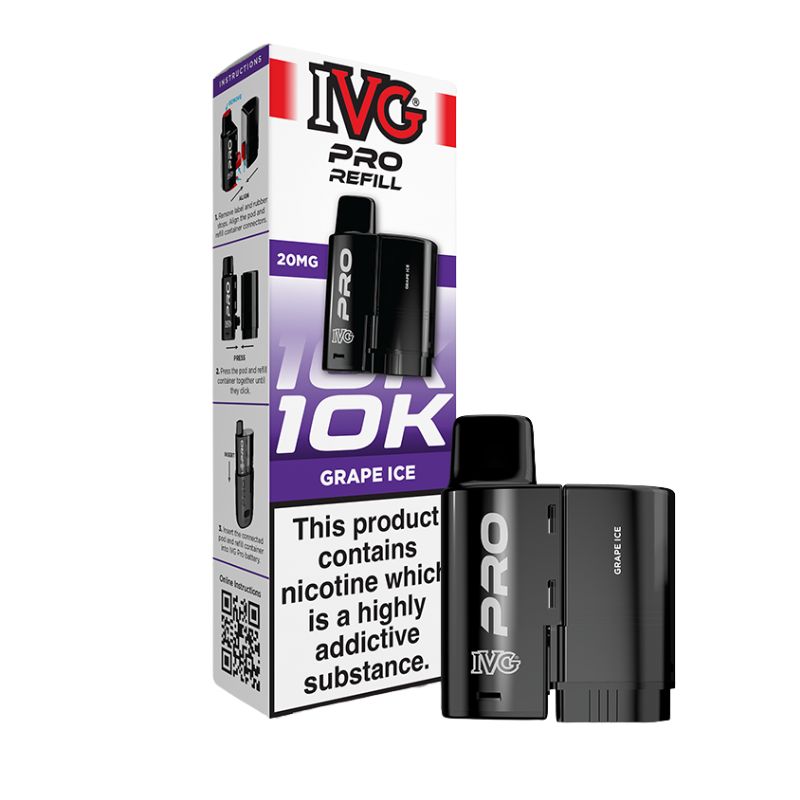 Grape Ice IVG Pro 12 Refill Pack