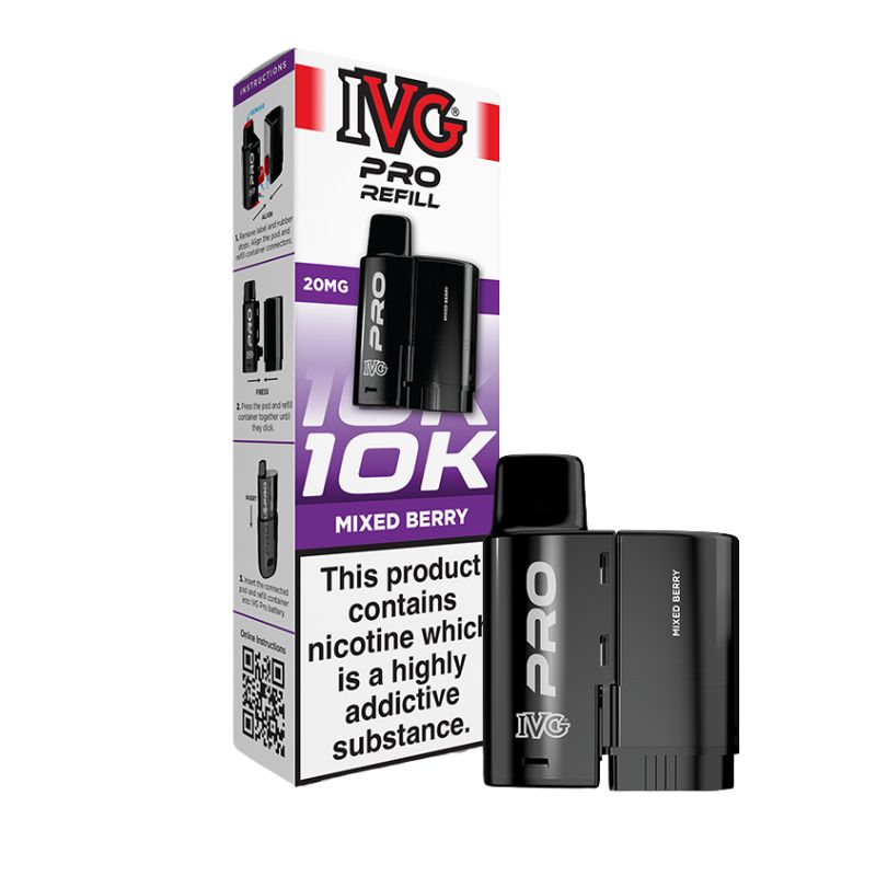 Mixed Berry IVG Pro 12 Refill Pack