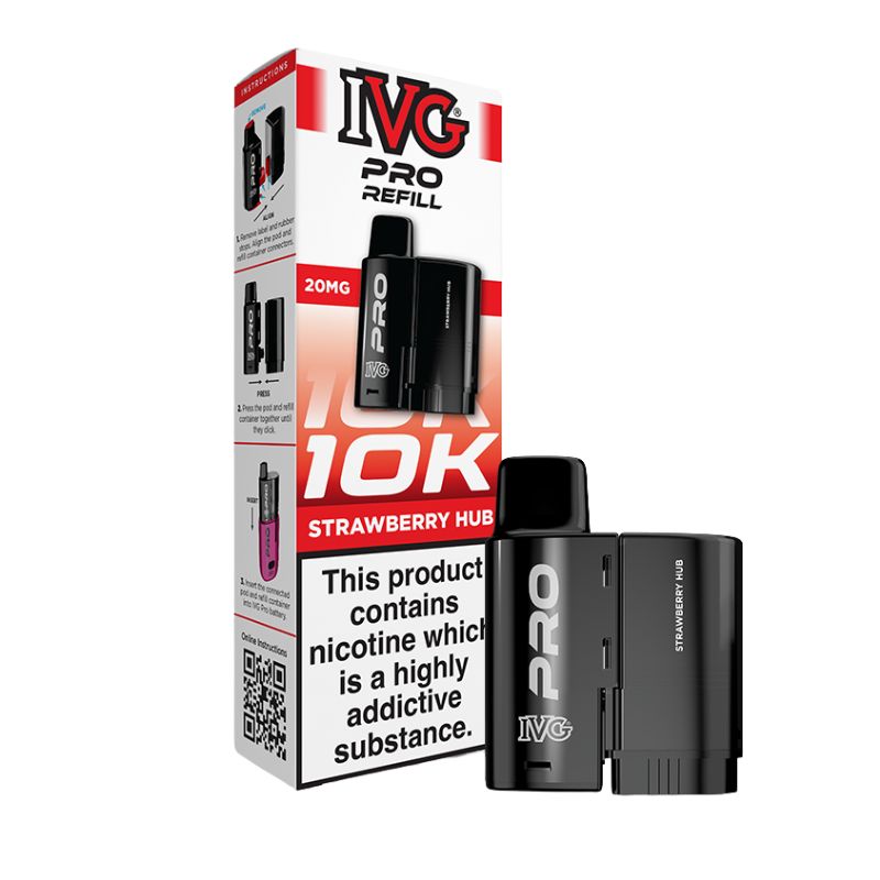 Strawberry Hub IVG Pro 12 Refill Pack