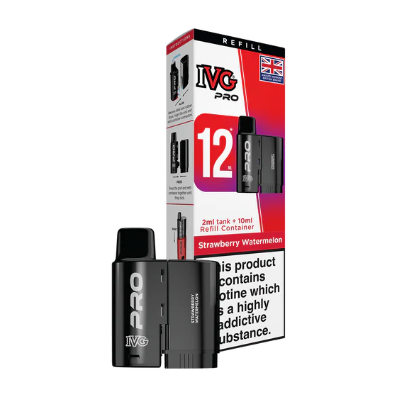 Strawberry Watermelon IVG Pro 12 Refill Pack