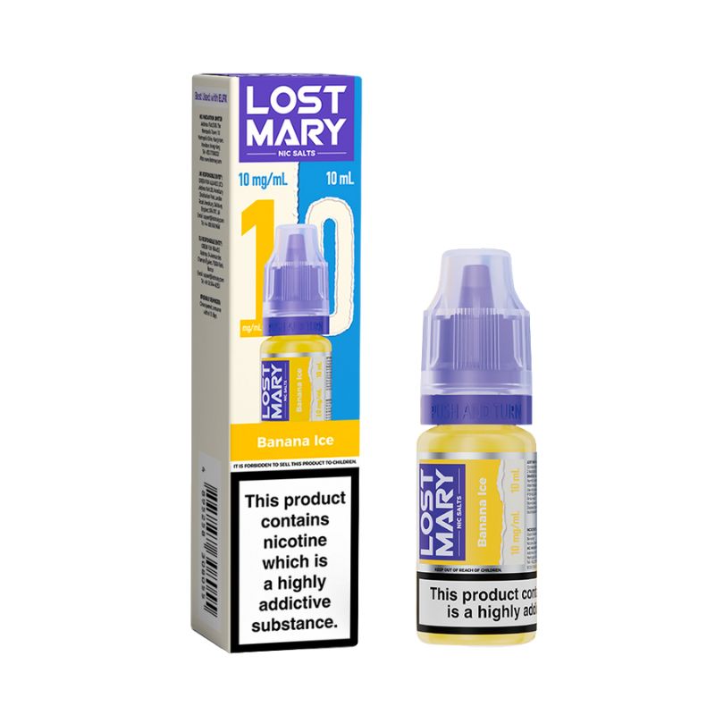 Banana Ice 10ml Nic Salt by Lost Mary Nic salts