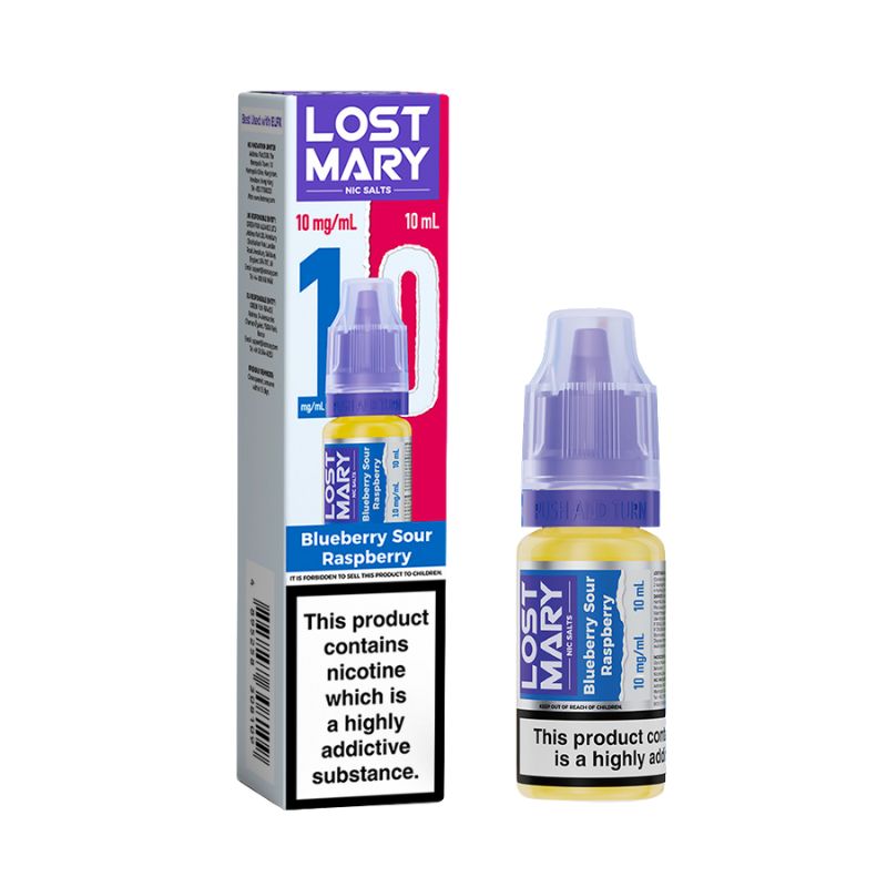Blueberry Sour Raspberry 10ml Nic Salt by Lost Mary Nic salts