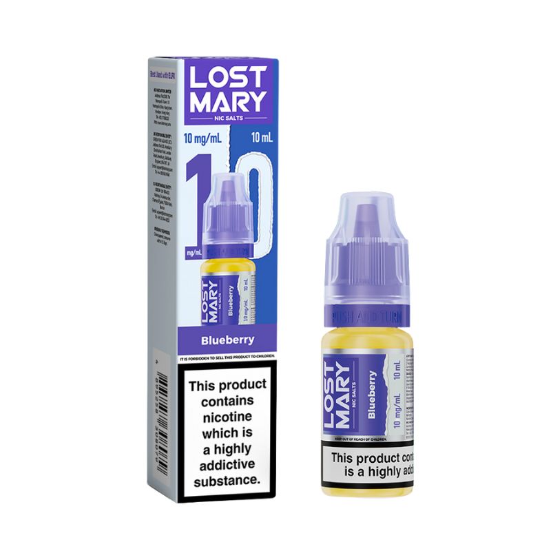 Blueberry 10ml Nic Salt by Lost Mary Nic salts