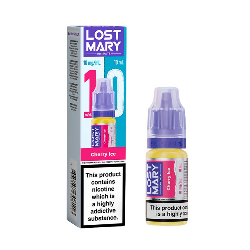 Cherry Ice 10ml Nic Salt by Lost Mary Nic salts