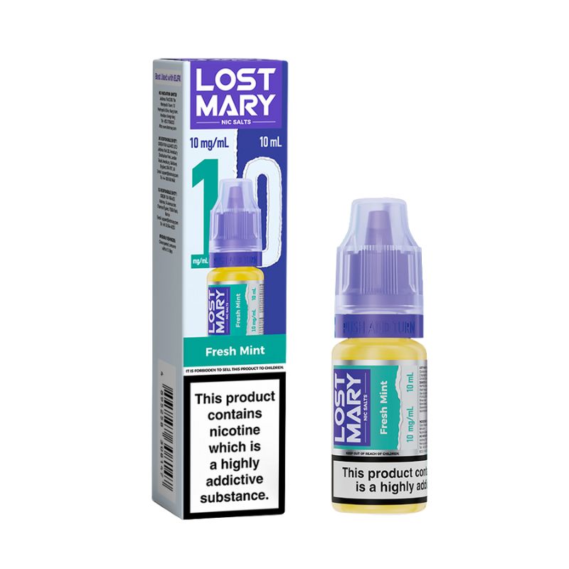 Fresh Mint 10ml Nic Salt by Lost Mary Nic salts
