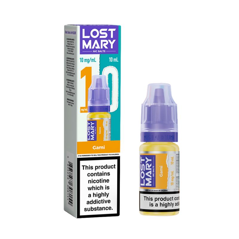 Gami 10ml Nic Salt by Lost Mary Nic salts