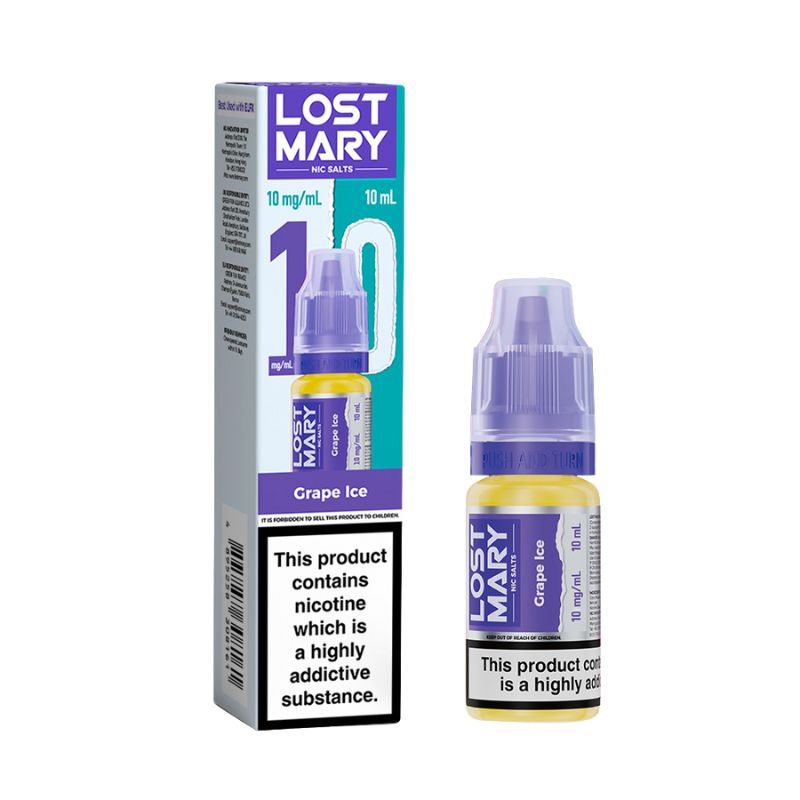 Grape Ice 10ml Nic Salt by Lost Mary Nic salts