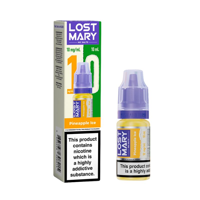 Pineapple Ice 10ml Nic Salt by Lost Mary Nic salts