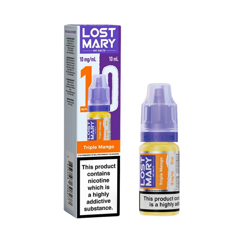 Triple Mango 10ml Nic Salt by Lost Mary Nic salts