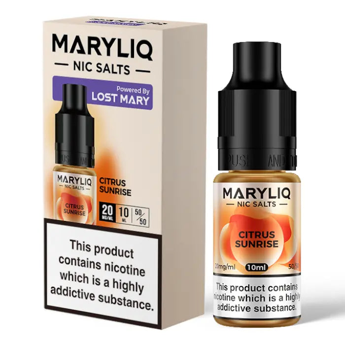 Citrus Sunrise Mary Liq - 10ml Nic Salt E-Liquid Lost Mary