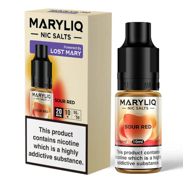 Sour Red Mary Liq - 10ml Nic Salt E-Liquid Lost Mary
