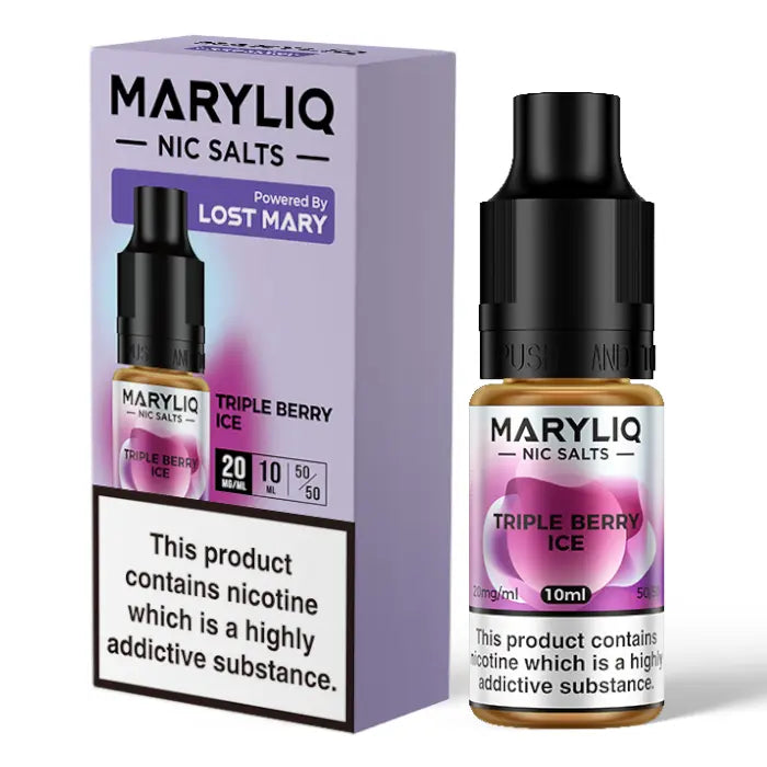 Triple Berry Ice Mary Liq - 10ml Nic Salt E-Liquid Lost Mary