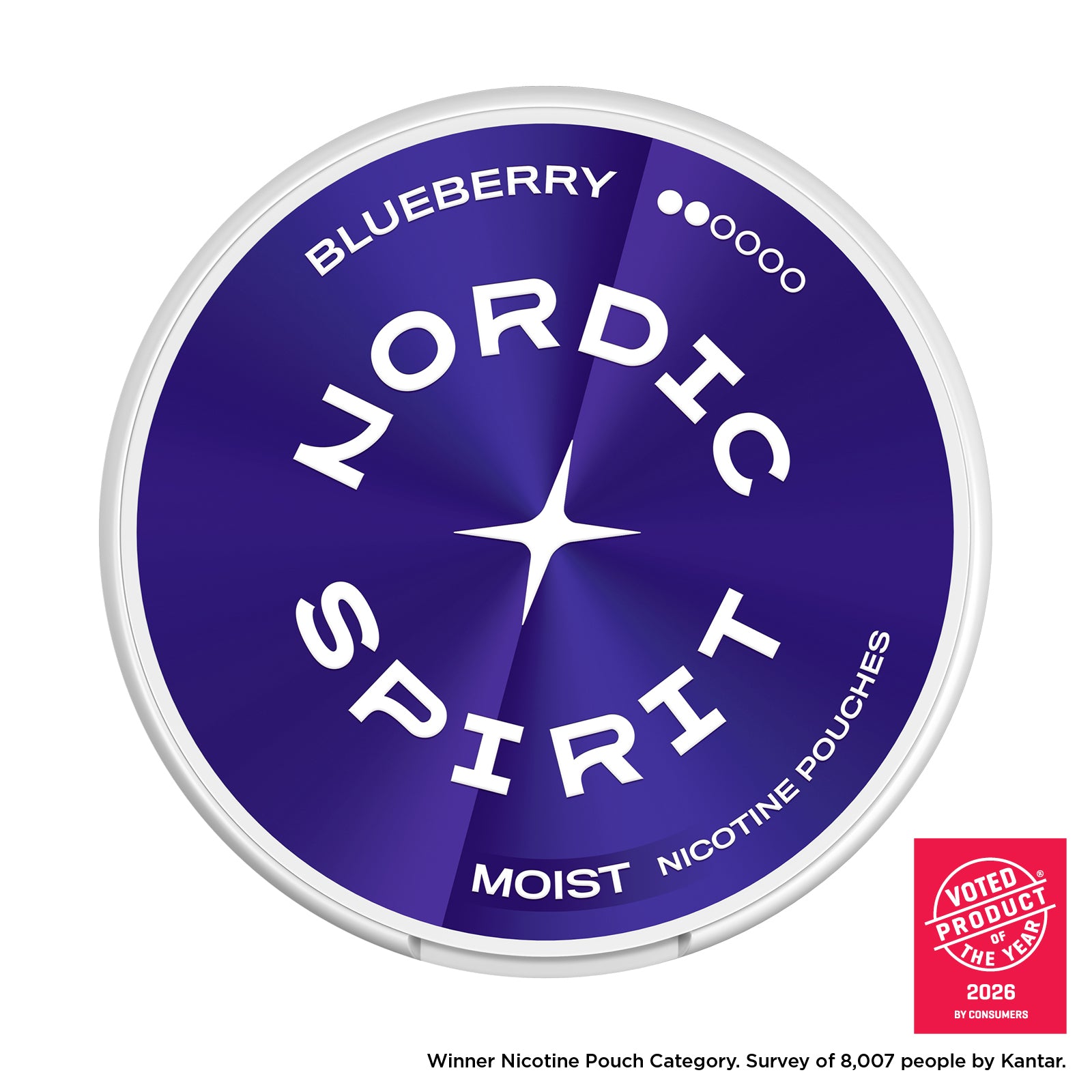 Blueberry Nicotine Pouches by Nordic Spirit