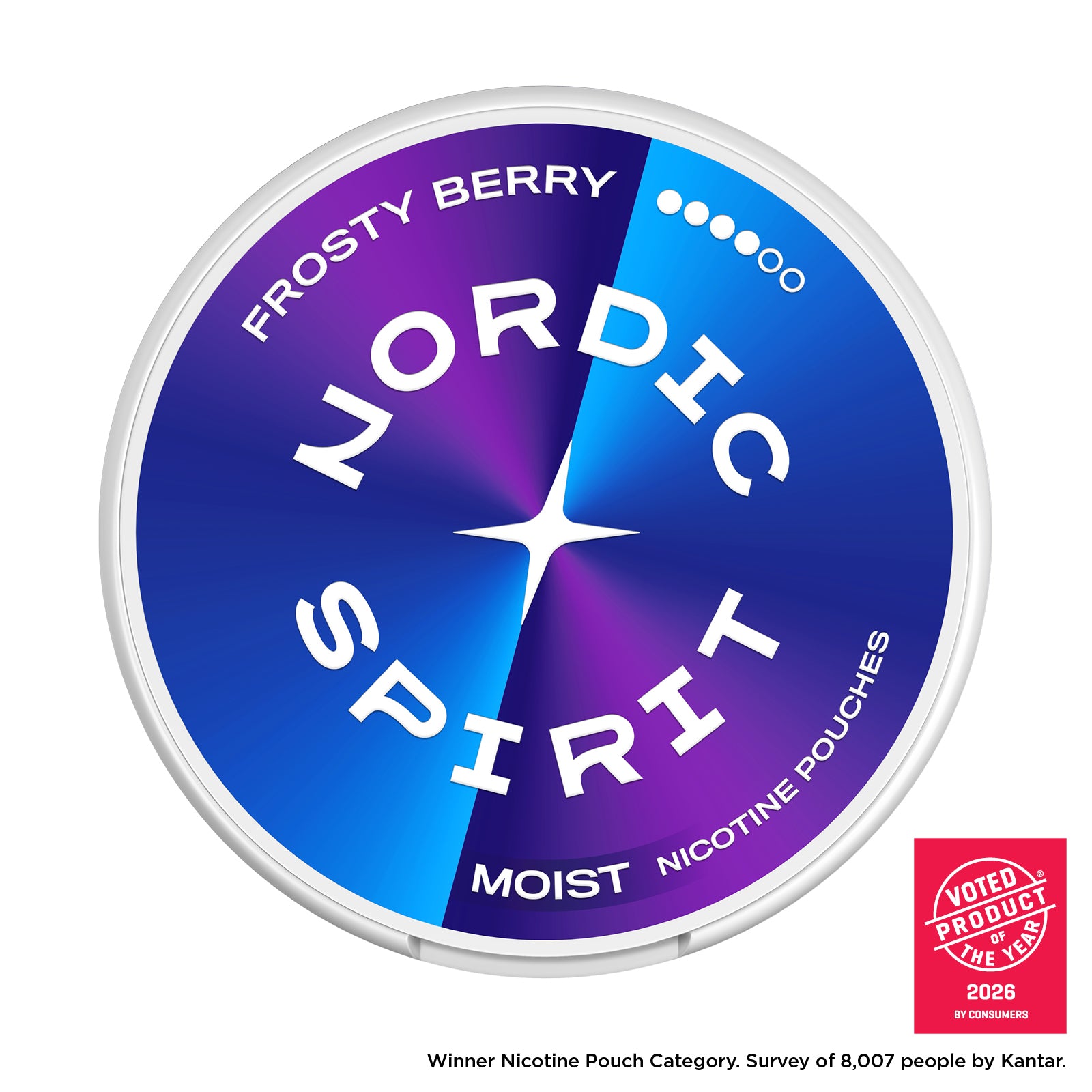 Frosty Berry Nicotine Pouches by Nordic Spirit