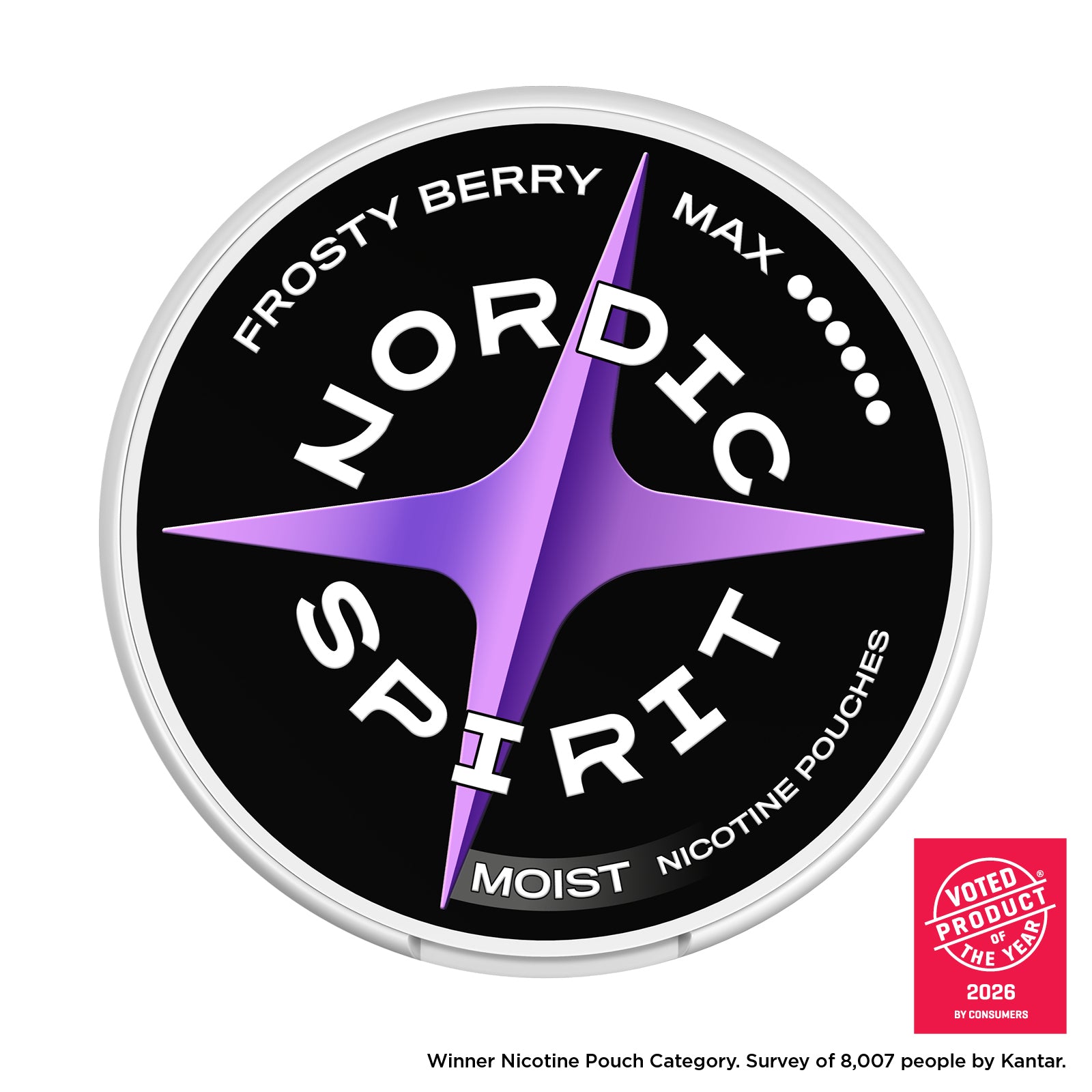 Max Frosty Berry Nicotine Pouches by Nordic Spirit