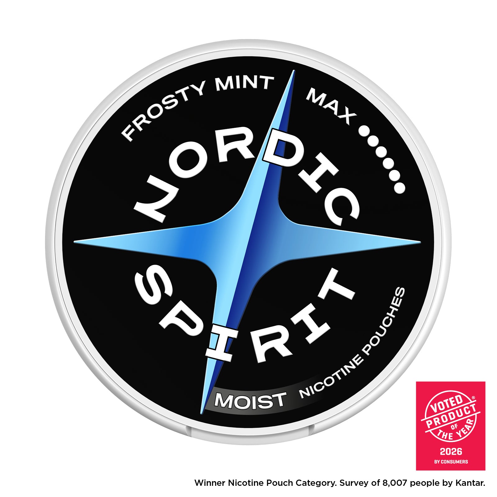 Max Frosty Mint Nicotine Pouches by Nordic Spirit